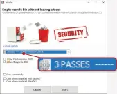  ?? ?? PrivaZer empties your recycle bin and overwrites files so they can’t be recovered.