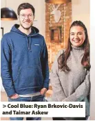  ?? ?? Cool Blue: Ryan Brkovic-Davis and Taimar Askew