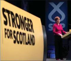  ??  ?? Ms Sturgeon suspects that Labour MPs will allow the deal