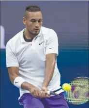  ?? Photo: HeraldLive.com ?? Ruled out… Nick Kyrgios has paid the price for a year of inaction over Covid-19 concerns after he was ruled out of Australia’s team for next month’s ATP Cup after his world ranking slipped to number 46 following a 11-month absence from the ATP Tour.