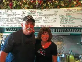  ?? JANET PODOLAK — THE NEWS-HERALD ?? Gianpiero and Cindy Piras have operated Piero’s Pasta House in Geneva-on-the-Lake for 22 years.