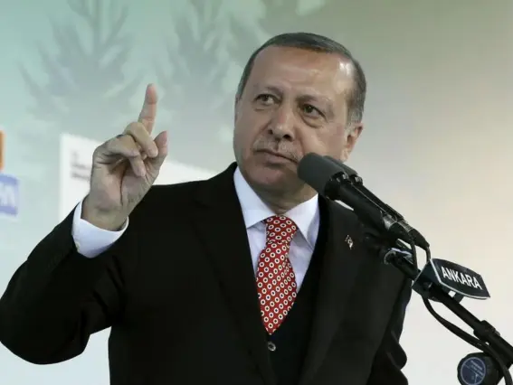  ?? (AP) ?? The Turkish President also called on the continent to respect human rights