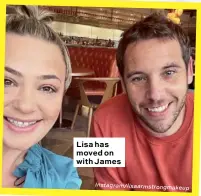  ?? Instagram/lisaarmstr­ongmakeup ?? Lisa has moved on with James