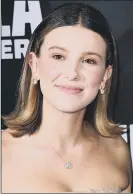  ??  ?? Millie Bobby Brown
See Question 6