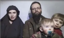  ?? THE ASSOCIATED PRESS FILE PHOTO ?? Caitlan Coleman and Joshua Boyle were held hostage for five years in Afghanista­n and Pakistan.