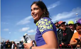 ?? Photograph: Clive Mason/Getty Images ?? Jamie Chadwick: ‘Putting myself up against some of the best drivers in the world is what I want to be doing.’