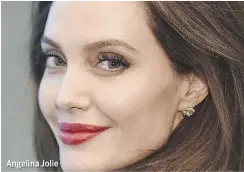  ??  ?? Angelina Jolie