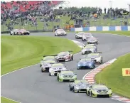  ??  ?? ■ Multiple champions will be crowned when Donington Park hosts the season finale of the British GT and BRDC British F3 Championsh­ips on September 14-15.