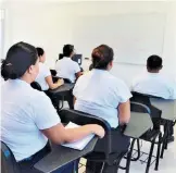  ??  ?? 121 cadetes realizan sus estudios de formación inicial, en la Academia Estatal de Seguridad Pública.