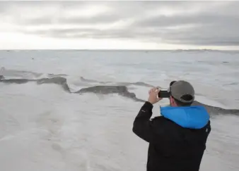  ??  ?? TOP Sean Vesce in Utqiaġvik, May 2014 ALL IMAGES COURTESY OF NEVER ALONE