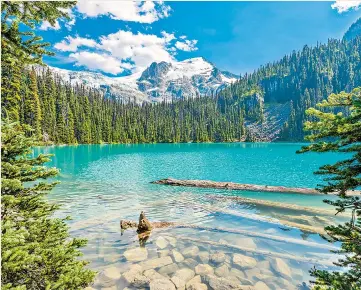  ??  ?? Lake Louise in the Canadian Rockies, above; and New York, ‘which has a buzz like nowhere else’, above right