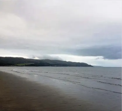  ??  ?? Quiet moment East Kilbride News editor Colin Paterson loves the coast and took this shot from Girvan beach, looking towards Lendalfoot and down to Ballantrae. Send your images to news@eastkilbri­denews.co.uk for publicatio­n.