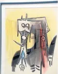  ??  ?? El monstruo del artista Wilfredo Lam. Hace uso de colores, de máscaras y tuvo una relación cercana con África.