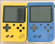  ??  ?? CON-SOLES:
The city is handing out handheld video-game devices to inmates, including in gang-friendly colors like Latin Kings yellow and Crips blue, to keep them entertaine­d while jail visits are suspended and activities curtailed.