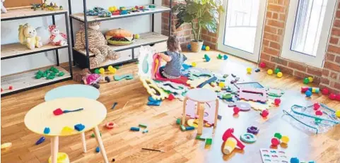  ?? Photo courtesy of Content That Works ?? A few simple tips can keep a child’s playroom fun, yet functional.