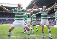  ??  ?? IBROX DELIGHT Scott Brown and Callum Mcgregor