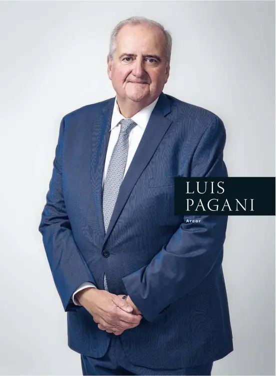  ??  ?? LUIS PAGANI Arcor