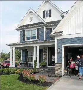  ?? JEAN BONCHAK — FOR THE NEWS-HERALD ?? The 25th Lake County YMCA Dream House is at 5360 Highland Way in Mentor’s Lakeshore Highlands developmen­t.