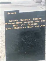  ??  ?? The mysterious gravestone in Glasnevin Cemetery.