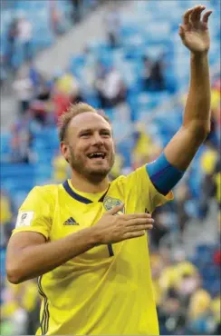  ?? FOTO: AP ?? Den svenske fodboldpro­fil Andreas Granqvist er en mand med klubhjerte­t på rette sted.