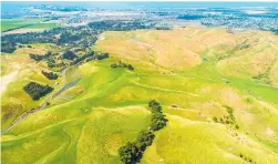  ?? ?? The 89.59ha landholdin­g at Poraiti on Napier’s western boundary.