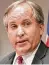  ??  ?? Attorney General Ken Paxton has warned local government­s over their virus-related restrictio­ns.