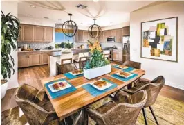  ?? COURTESY PHOTO ?? Shea’s Kensington town homes in Carlsbad range from 1,670 to 2,081 square feet.