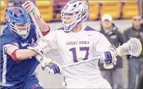  ?? James Franco / Special to the Times Union ?? Ualbany’s Jakob Patterson, the 2019 America East Offensive Player of the Year, will be available for Saturday’s season opener against Colgate.