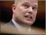  ?? ANDREW HARNIK — AP ?? Acting Attorney General Matthew Whitaker speaks during a House Judiciary Committee hearing.