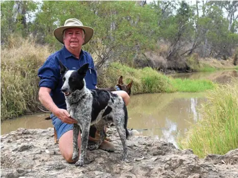  ?? PHOTO: BROOKE DUNCAN ?? ENVIRONMEN­TAL HARM: Glen Beasley is lobbying against the dumping of CSG toxic waste.