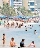  ??  ?? Acapulco, a 82.4% de capacidad.