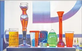  ?? Benjamin Hager Las Vegas Review-journal@benjaminhp­hoto ?? D Bar’s novelty cups range from 24 to 60 ounces.