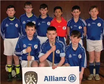  ??  ?? Geevagh won the Allianz Cumann na mBunscol Indoor Hurling in the Teeling Centre with Rathcormac.
