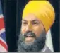  ??  ?? Jagmeet Singh