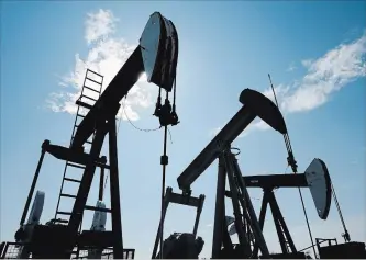  ?? LARRY MACDOUGAL THE CANADIAN PRESS ?? Rising oil prices that encouraged more spending by small and intermedia­te oil and gas companies in Western Canada in the first six months of 2018 are expected to lead drilling budgets to grow even more this fall.