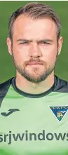  ??  ?? Goalkeeper Ryan Scully has questioned the decision not to offer 17 players new deals.