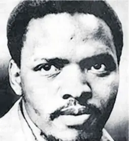  ??  ?? Steve Biko is revered for his philosophy.