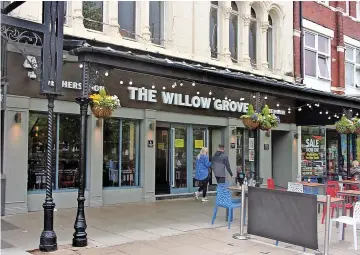  ?? ?? The Willow Grove on Lord Street in Southport is holding a Dark Beer Festival from May 23-30