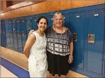  ??  ?? The school lockers and halls might look a little different from when Mindy Croom went to McCallum as a student and Lucia Facundo first arrived as a teacher 40 years ago, but many things about highschool­ers have stayed the same.