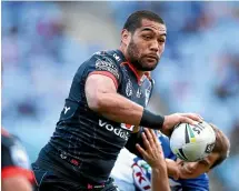  ??  ?? Adam Blair hinted that a new haka could be on the cards ahead of the Maori All-Stars game.