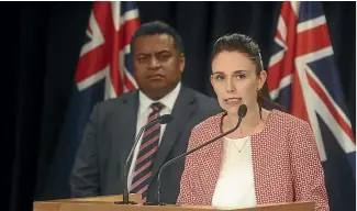  ?? KEVIN STENT/STUFF ?? Prime Minister Jacinda Ardern and Broadcasti­ng Minister Kris Faafoi were reluctant to comment on MediaWorks commercial decision to sell.