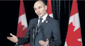  ?? THE CANADIAN PRESS FILES ?? Social Developmen­t Minister Jean-Yves Duclos in Calgary in January.