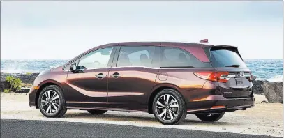  ?? Honda ?? The 2018 Honda Odyssey is the second most American-made vehicle, according to Cars.com. It’s made in Lincoln, Alabama, and is one of four Honda vehicles in the top 10 annual list.