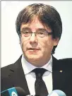  ??  ?? CARLES PUIGDEMONT