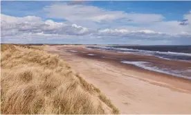  ?? Photograph: travelling­light/Alamy ?? Banks Group plans to extract three million tonnes of coal from land behind the sand dunes atDruridge Bay.