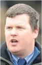  ??  ?? Gordon Elliott: relishing his return to Perth and expecting a big run from Fagan.