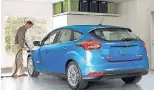  ??  ?? Kompakte Elektrik: Der Ford Focus Electric wird bis zu 137 km/h schnell.