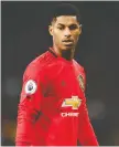  ?? PAUL ELLIS/AFP VIA GETTY IMAGES FILES ?? Manchester United striker Marcus Rashford says he relied on “breakfast clubs, free school meals, and the kind actions of neighbours” to get by as a kid.