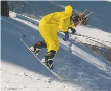  ?? COURTESY PHOTO ?? A Halloween opening at Sipapu Ski and Summer Resort encouraged about a third of the skiers to go down the mountain in costume.