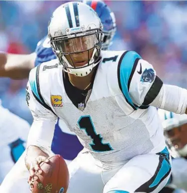  ?? AP ?? Cam Newton says he doesn’t want to leave Panthers, but team has told him he can seek a trade.